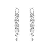 Weft 5 Link Silver Earring