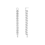 Weft 11 Link Silver Earring