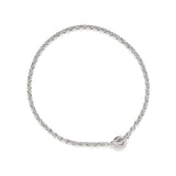 Puka Drop Silver Necklace