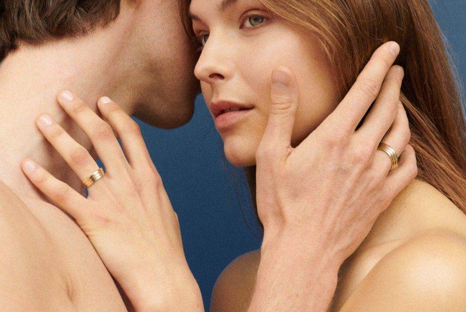 Duality 4 14K or 18K Gold, Whitegold or Rosegold Ring