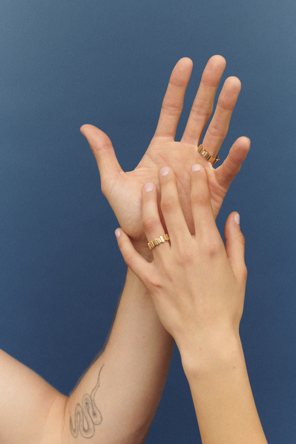 Duality 10 14K or 18K Gold, Whitegold or Rosegold Ring