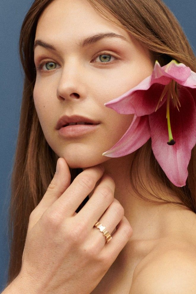 Duality 10 14K or 18K Gold, Whitegold or Rosegold Ring