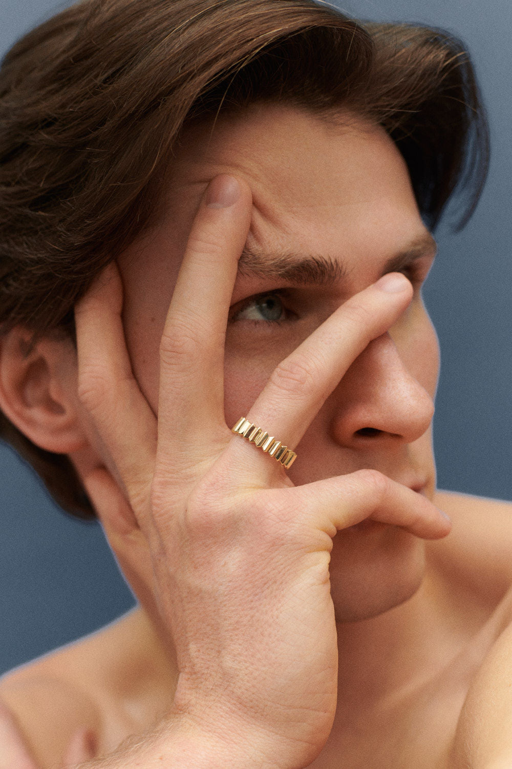 Duality 6 14K or 18K Gold, Whitegold or Rosegold Ring