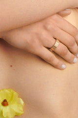 Duality 3 14K or 18K Gold, Whitegold or Rosegold Ring