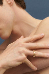 Duality 3 14K or 18K Gold, Whitegold or Rosegold Ring