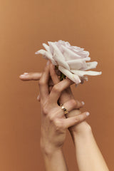 Duality 1 14K or 18K Gold, Whitegold or Rosegold Ring