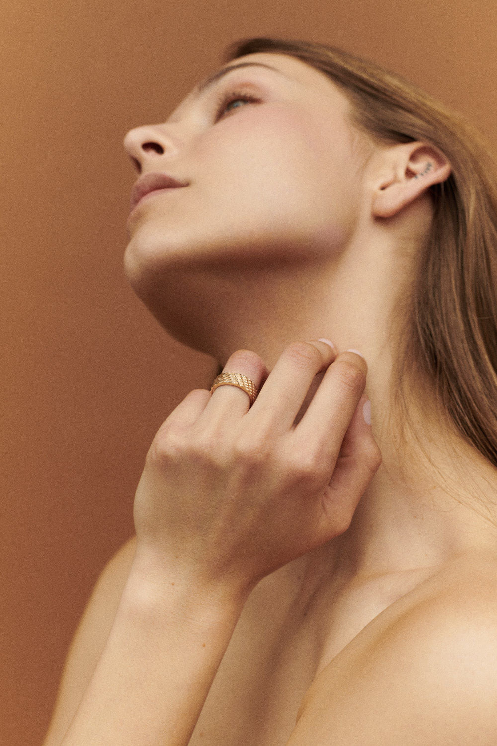 Duality 11 14K or 18K Gold, Whitegold or Rosegold Ring