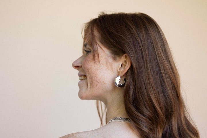 IX Inor 22K Gold Plated Hoop