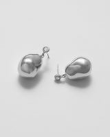 Giant Drop Earrings silver