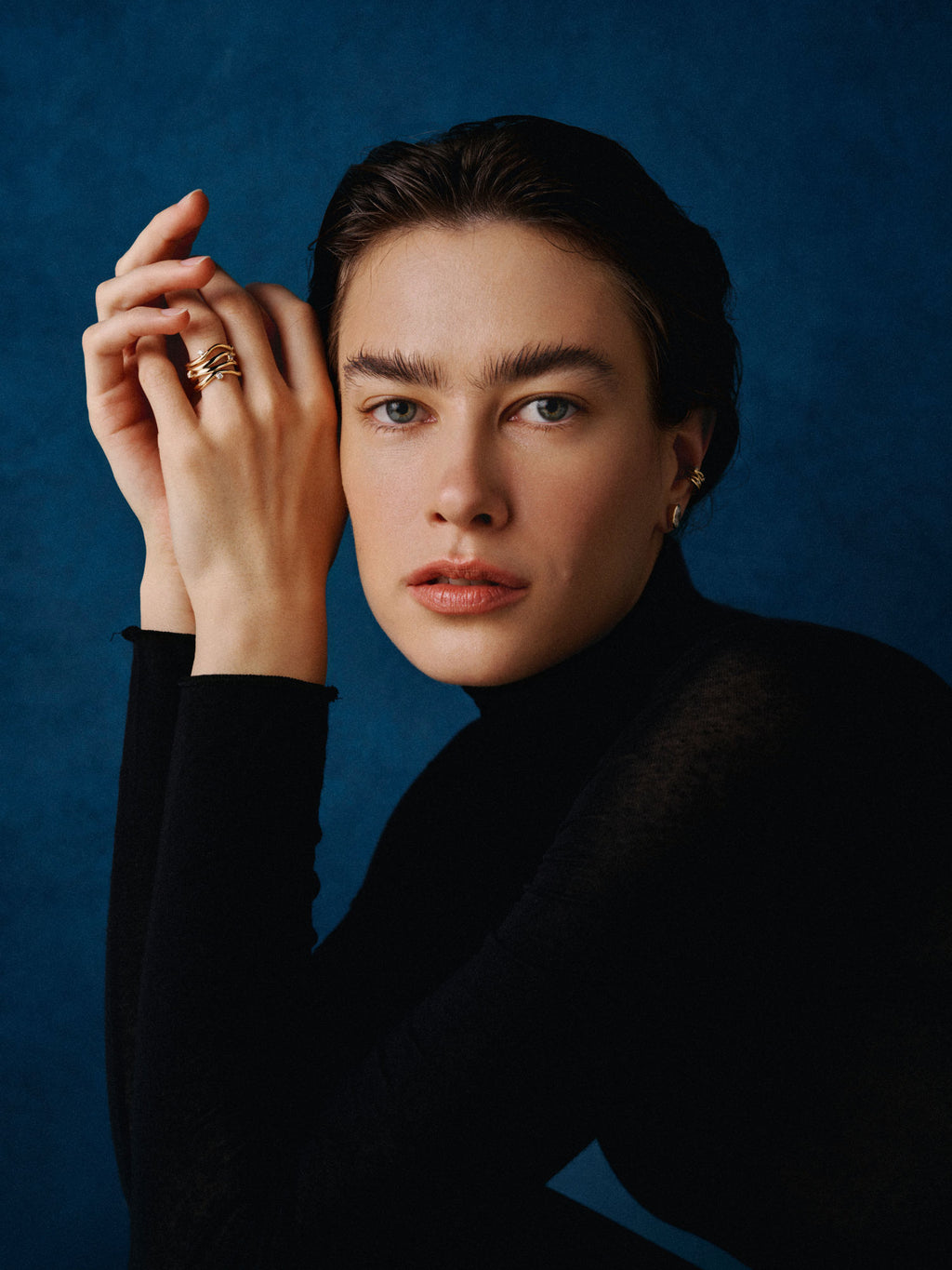 Bare Souls Fire Shank 18K Guld Ring m. 0,28 ct Diamanter