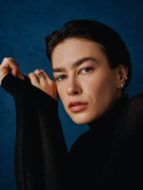 Bare Souls Fire Tråde 18K Guld Ear Cuff m. 0,06 ct Diamanter