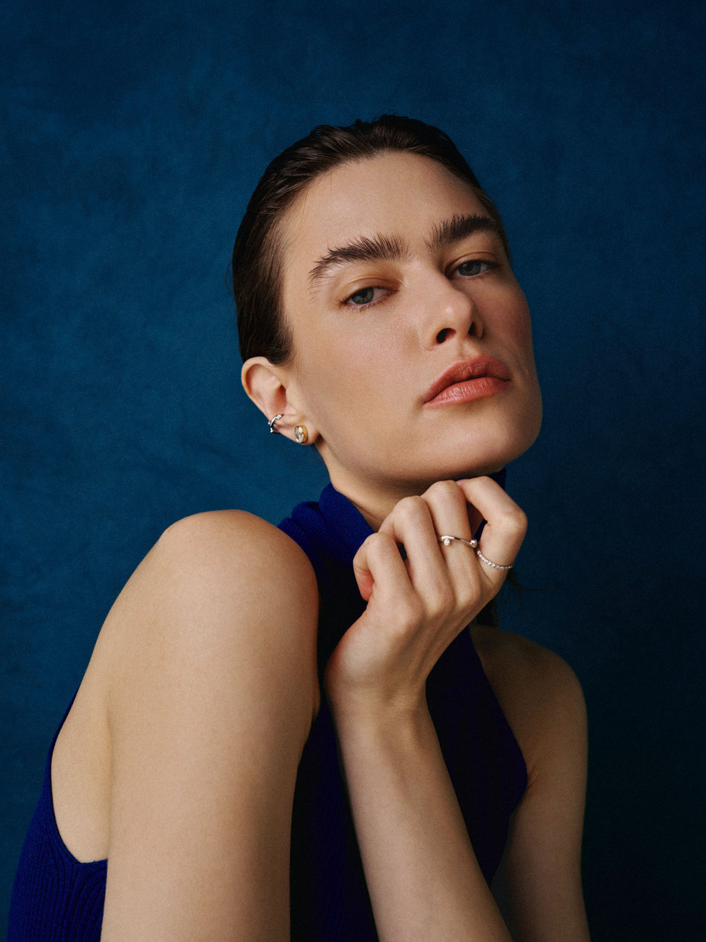 Bare Souls Sole Shank 14K Guld Ring m. 0,16 ct Diamanter