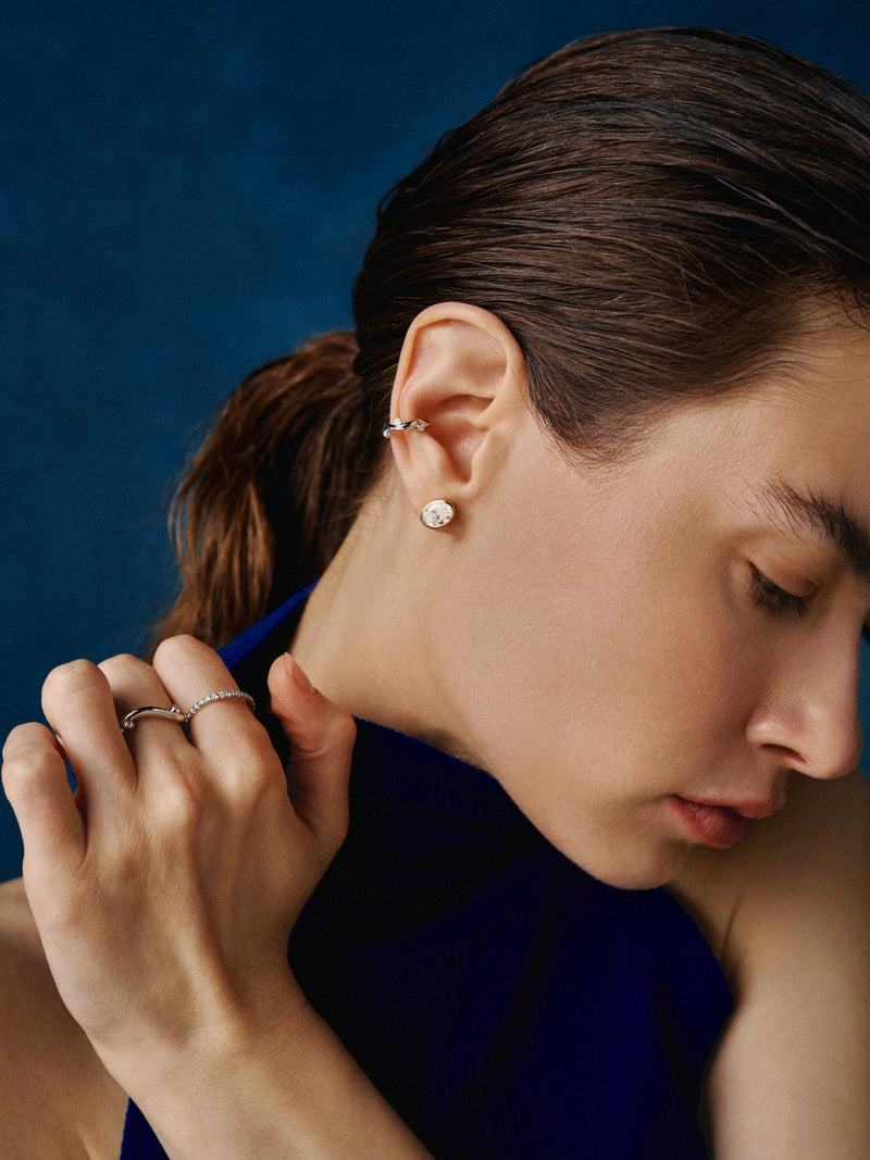 Bare Souls Sole Shank 14K Guld Ring m. 0,16 ct Diamanter