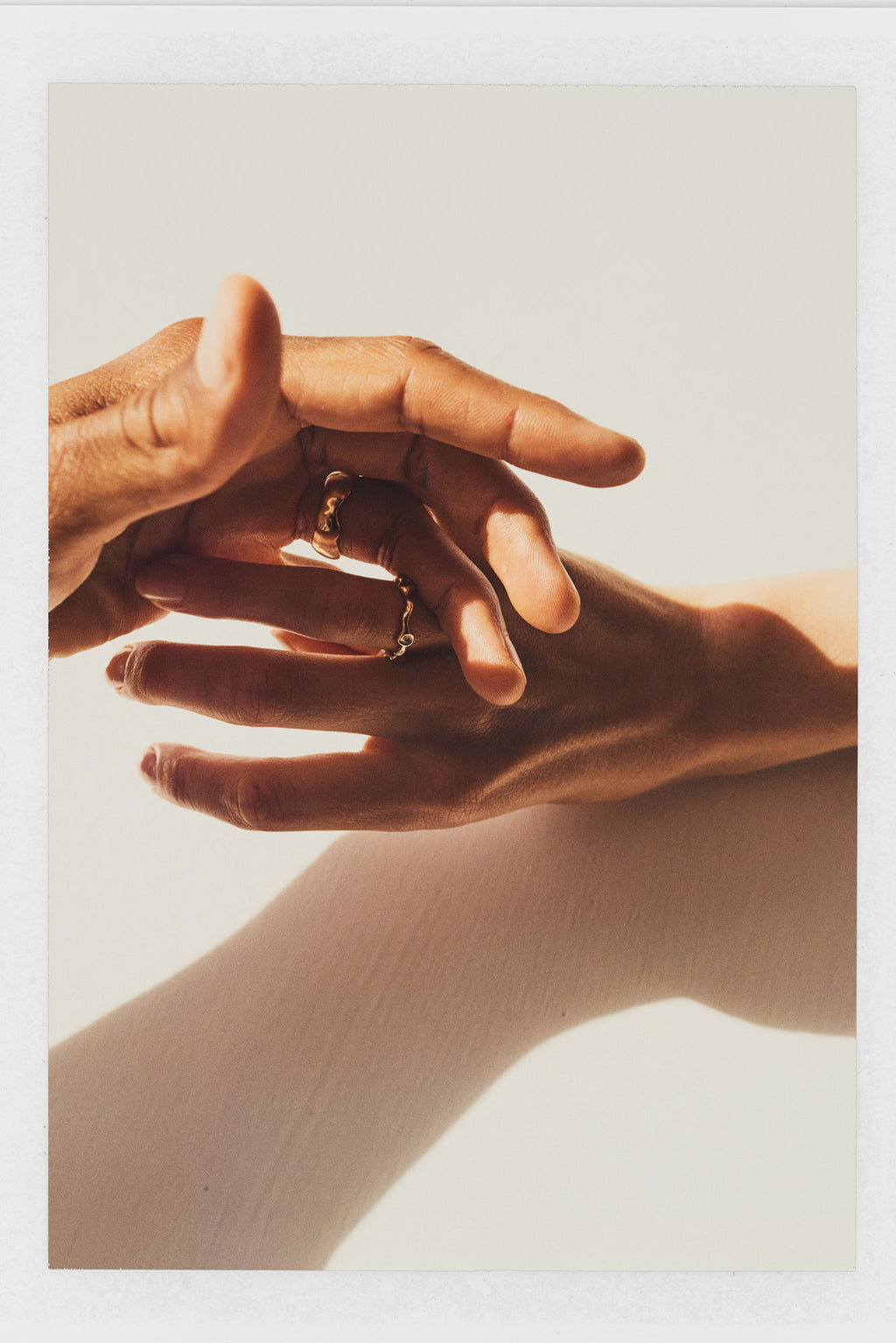 Spuma 14K Gold Ring w. Diamond