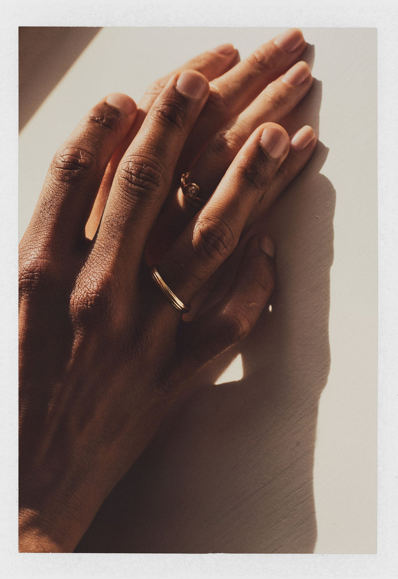 Wedding band l 14K Gold Ring