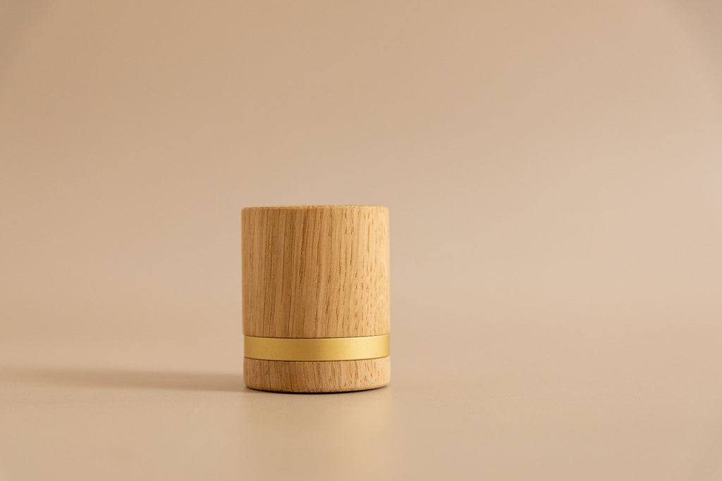 Oak Goldlook Ring box