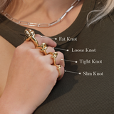 Legacy Knot Big (fett) 18k Goldring