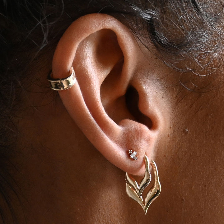 Dala Lantern Clicker 9k Guld Hoop