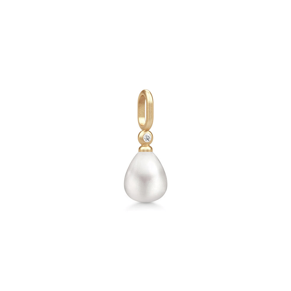 Tasha White Pearl Gold Plated Anhänger