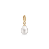 Tasha White Pearl Gold Plated Pendant