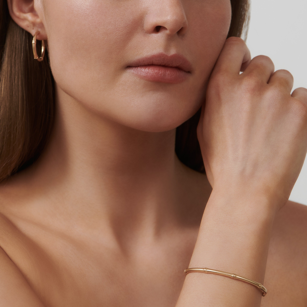 Bamboo 14K Guld Cuff