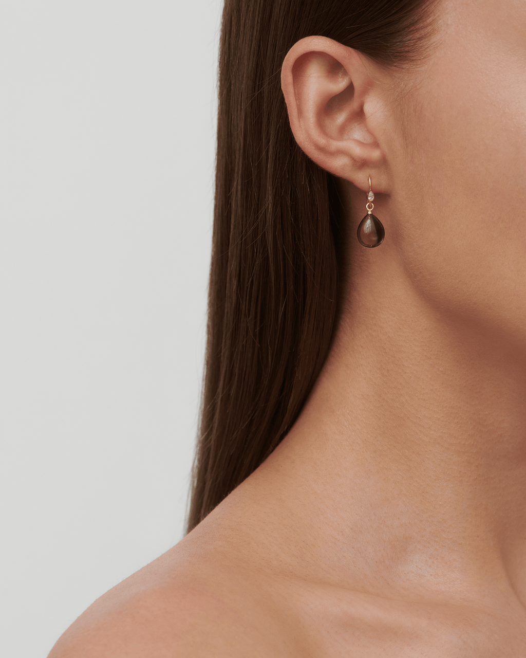 Prima Ballerina Smokey Forgyldte Øreringe