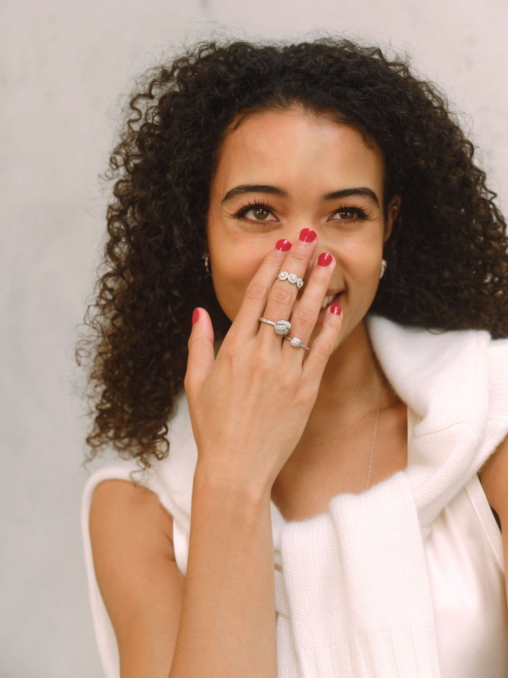 Savá Ring aus 18 Weißgold mit 28 Diamanten