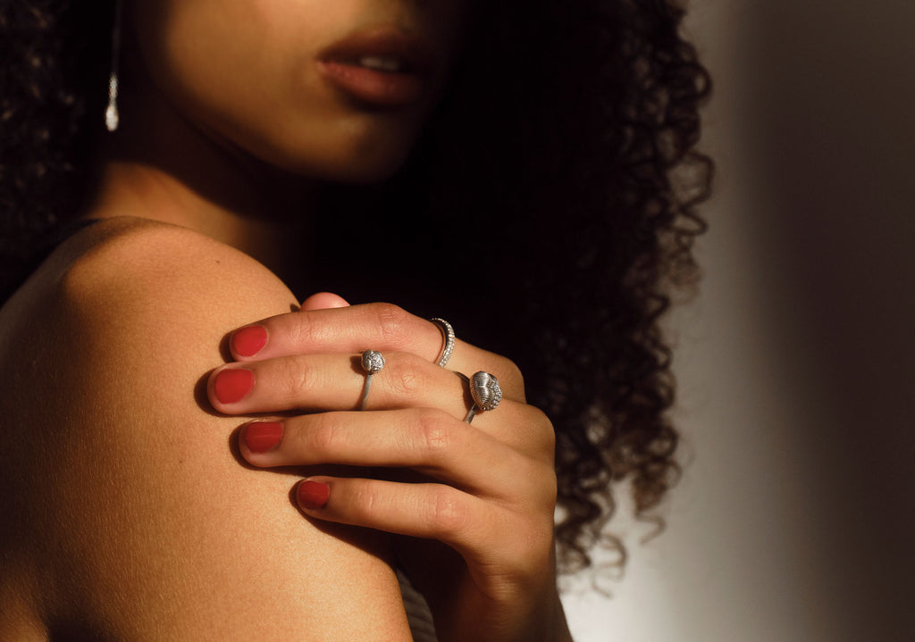 Savá Ring aus 18 Weißgold mit 28 Diamanten