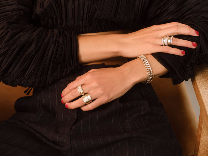 Sitana 18K Gold Ring w. 86 Diamonds