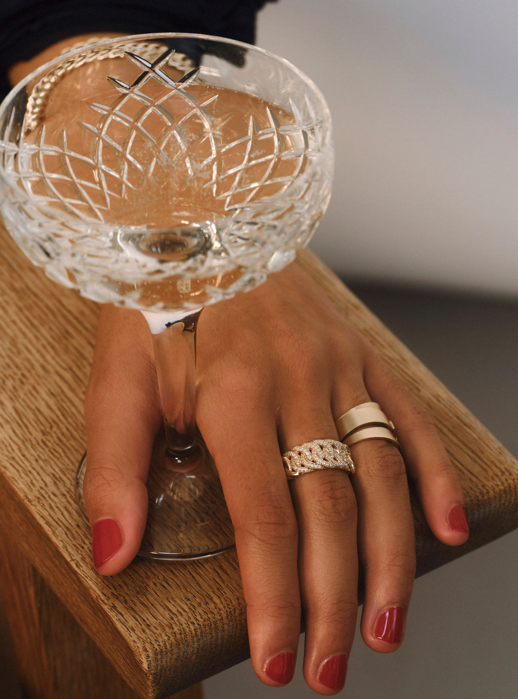 Sitana 18K Gold Ring w. 86 Diamonds