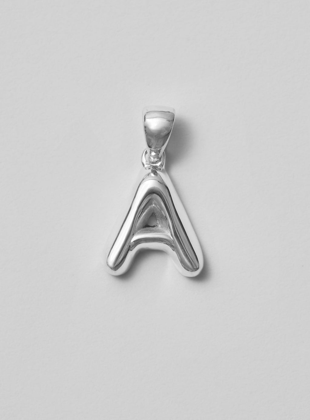 Helium Letter Silver Pendant