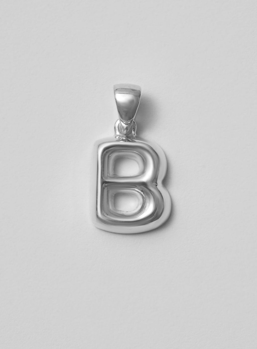 Helium Letter Silver Pendant