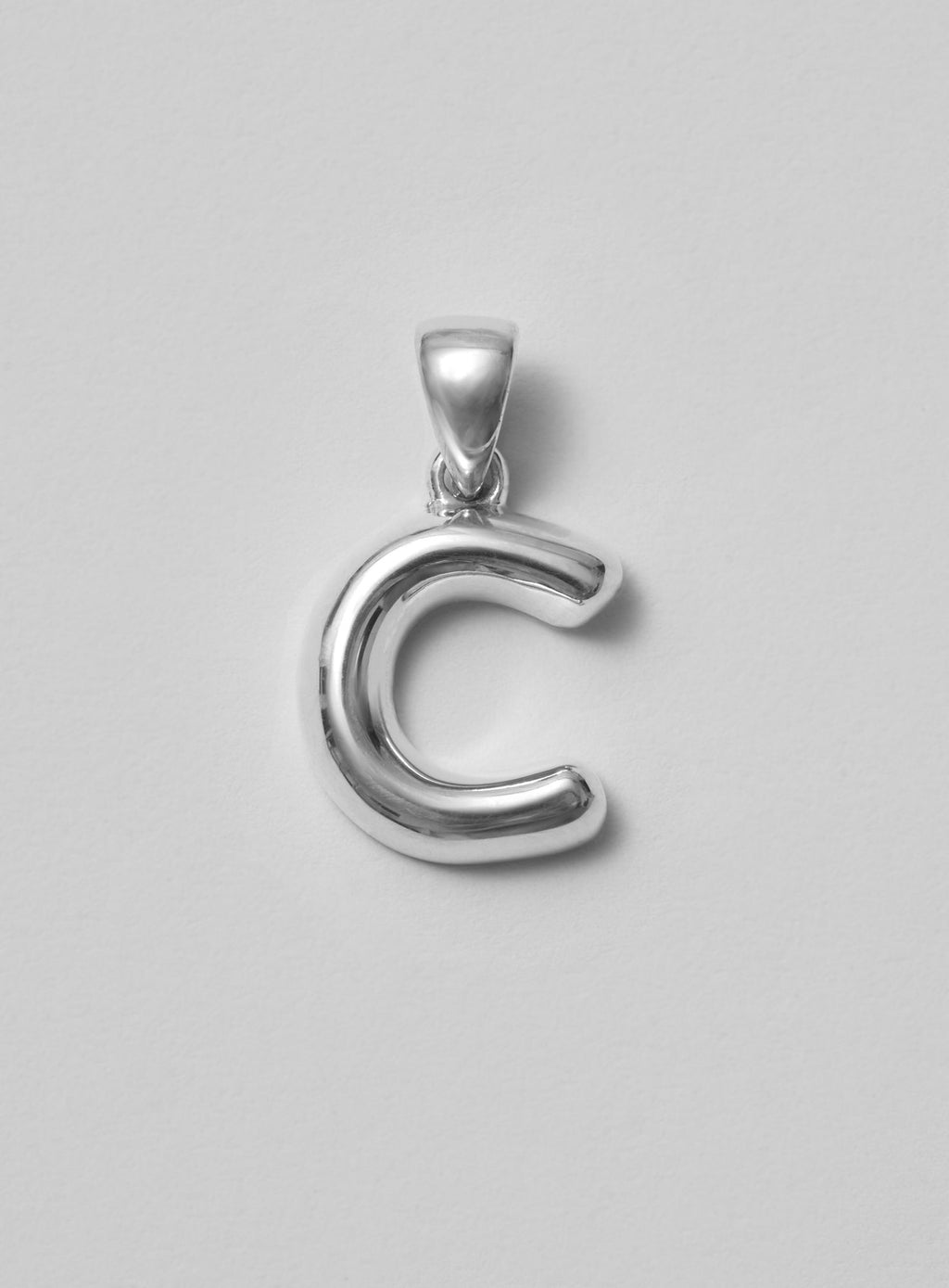 Helium Letter Silver Pendant