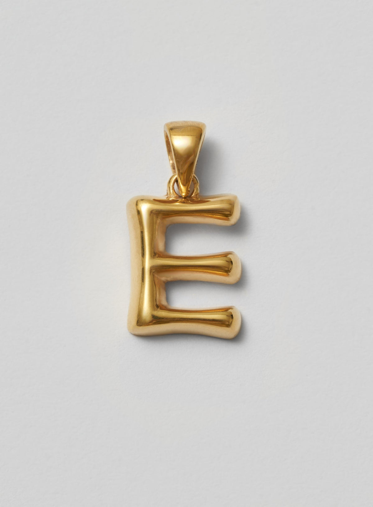 Helium Letter Plain 18K Forgyldt Halskæde