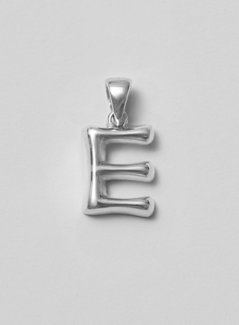 Helium Letter Silver Pendant