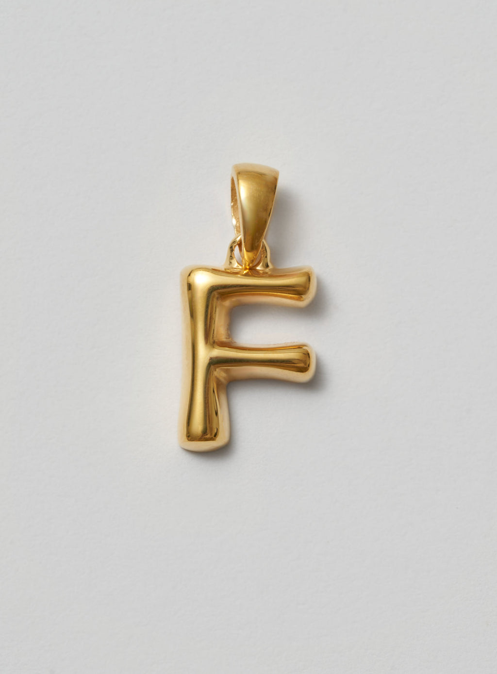 Helium Letter Gold Plated Pendant