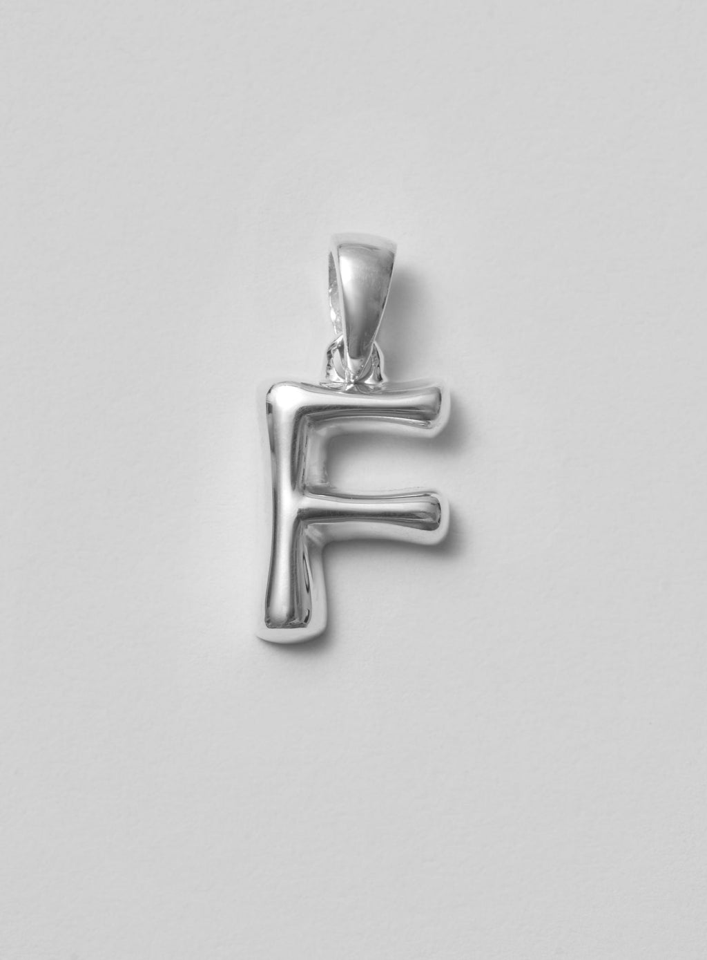 Helium Letter Silver Pendant