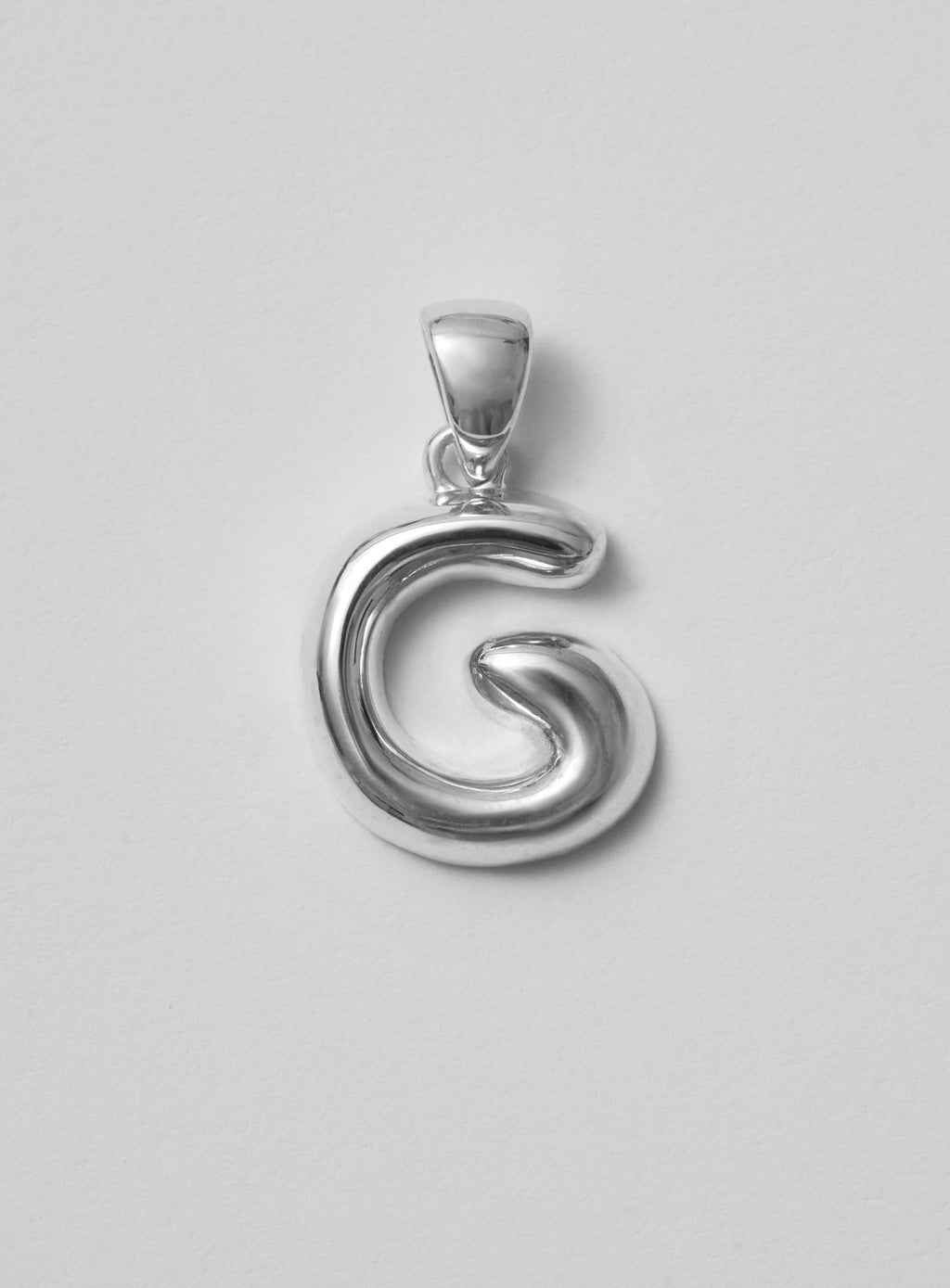 Helium Letter Silver Pendant