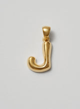 Helium Letter Gold Plated Pendant
