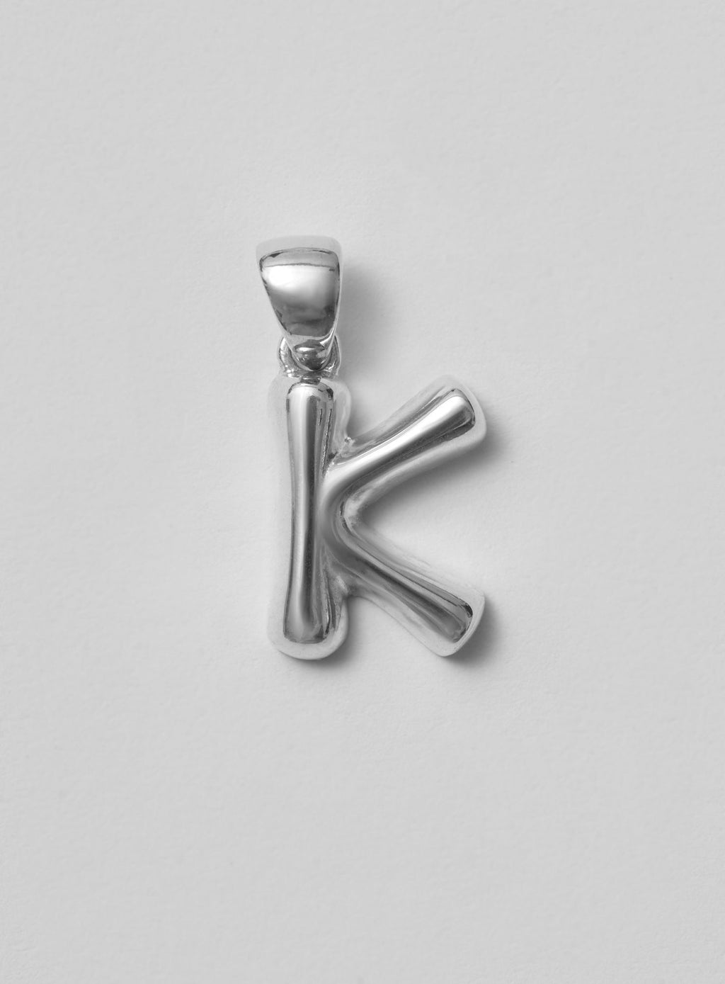 Helium Letter Silver Pendant