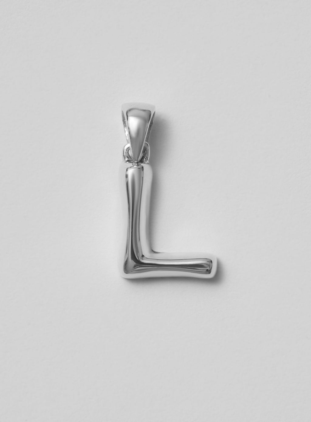 Helium Letter Silver Pendant
