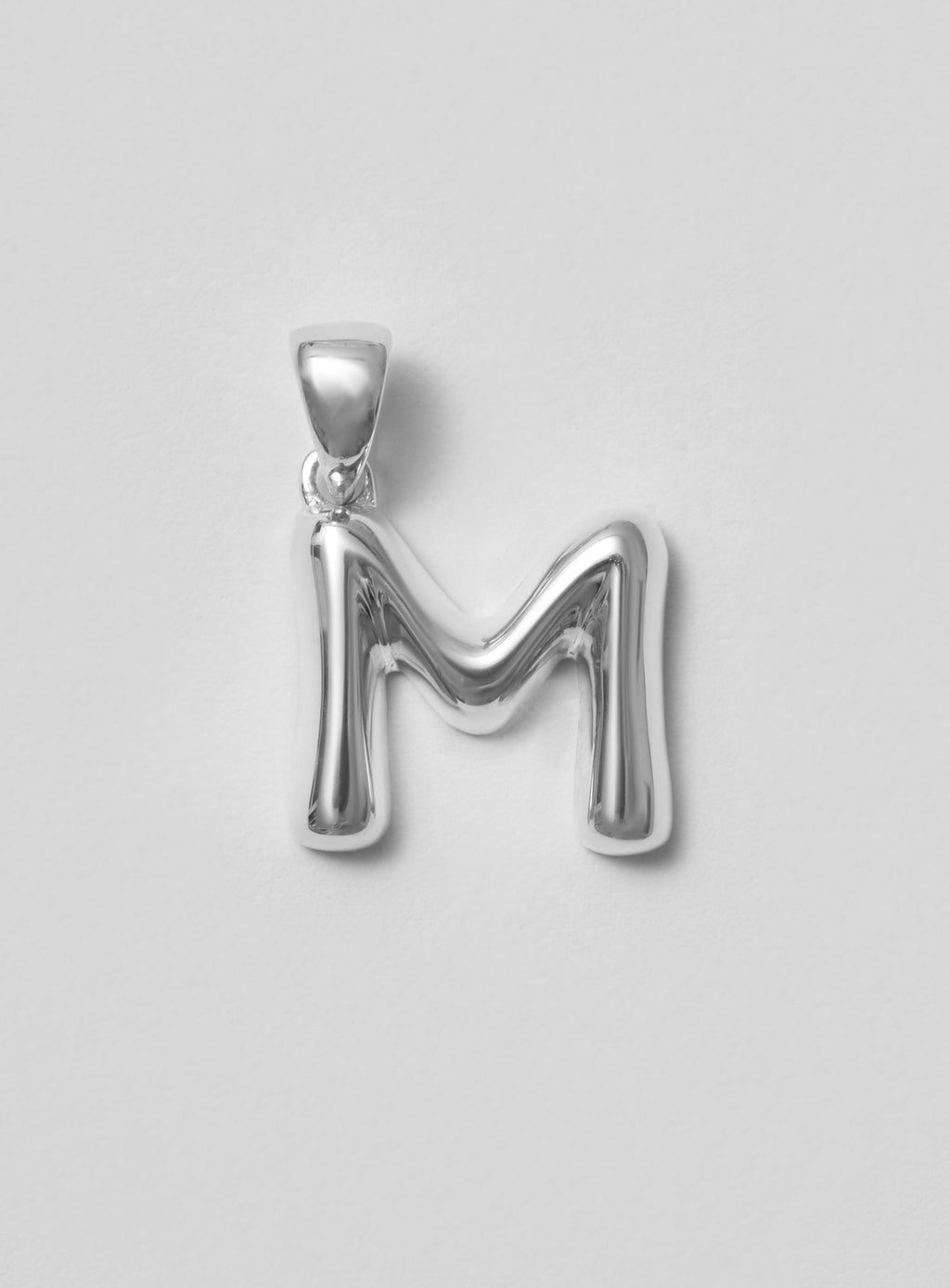 Helium Letter Silver Pendant