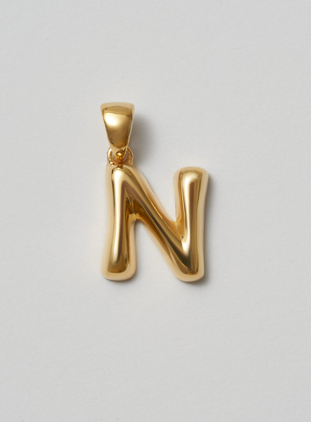 Helium Letter Gold Plated Pendant