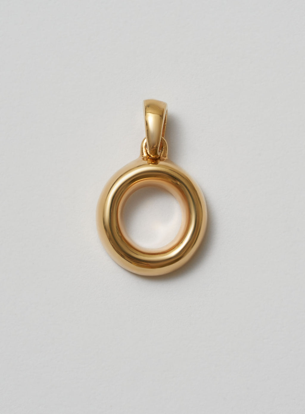 Helium Letter Gold Plated Pendant