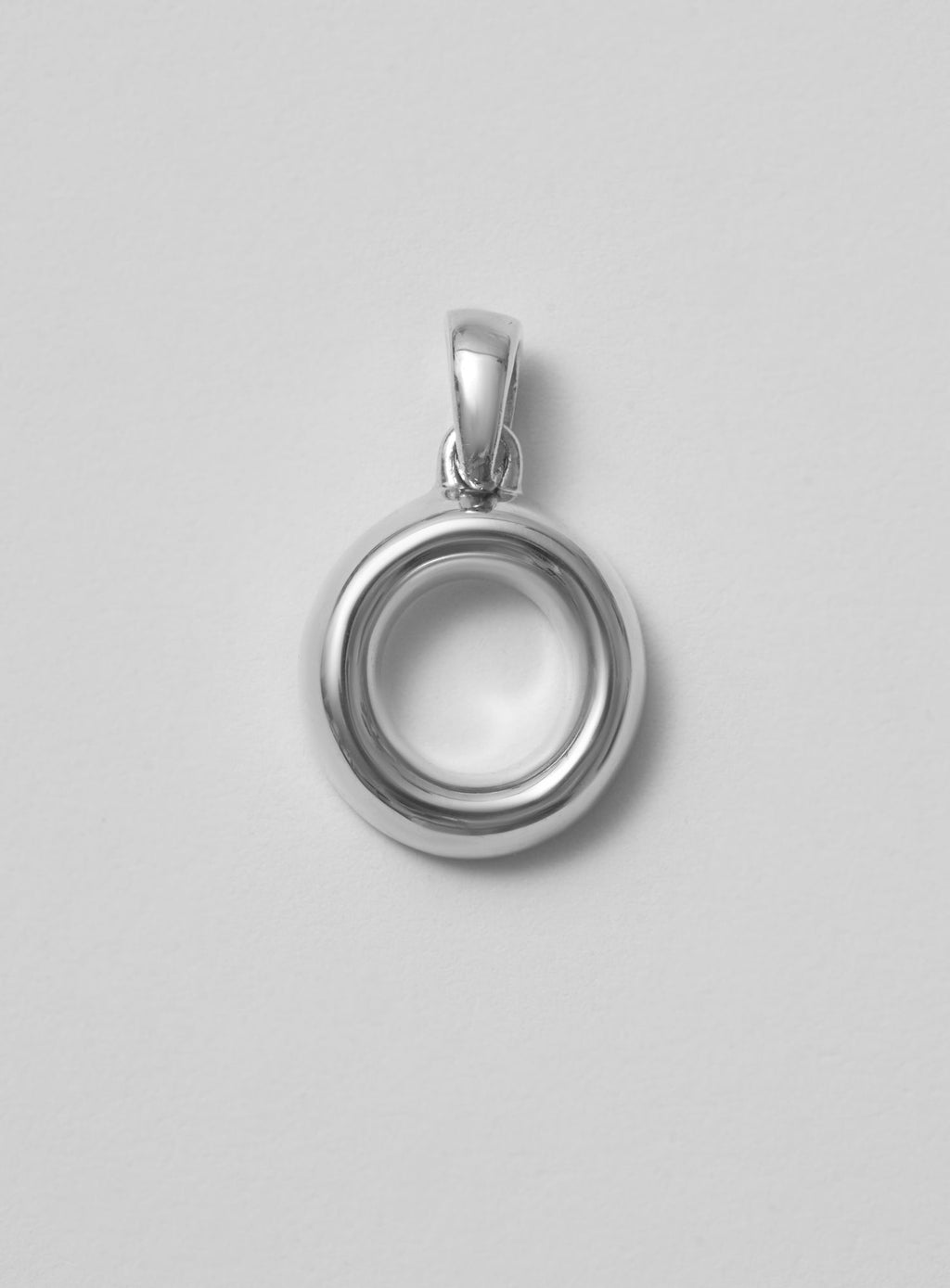 Helium Letter Silver Pendant