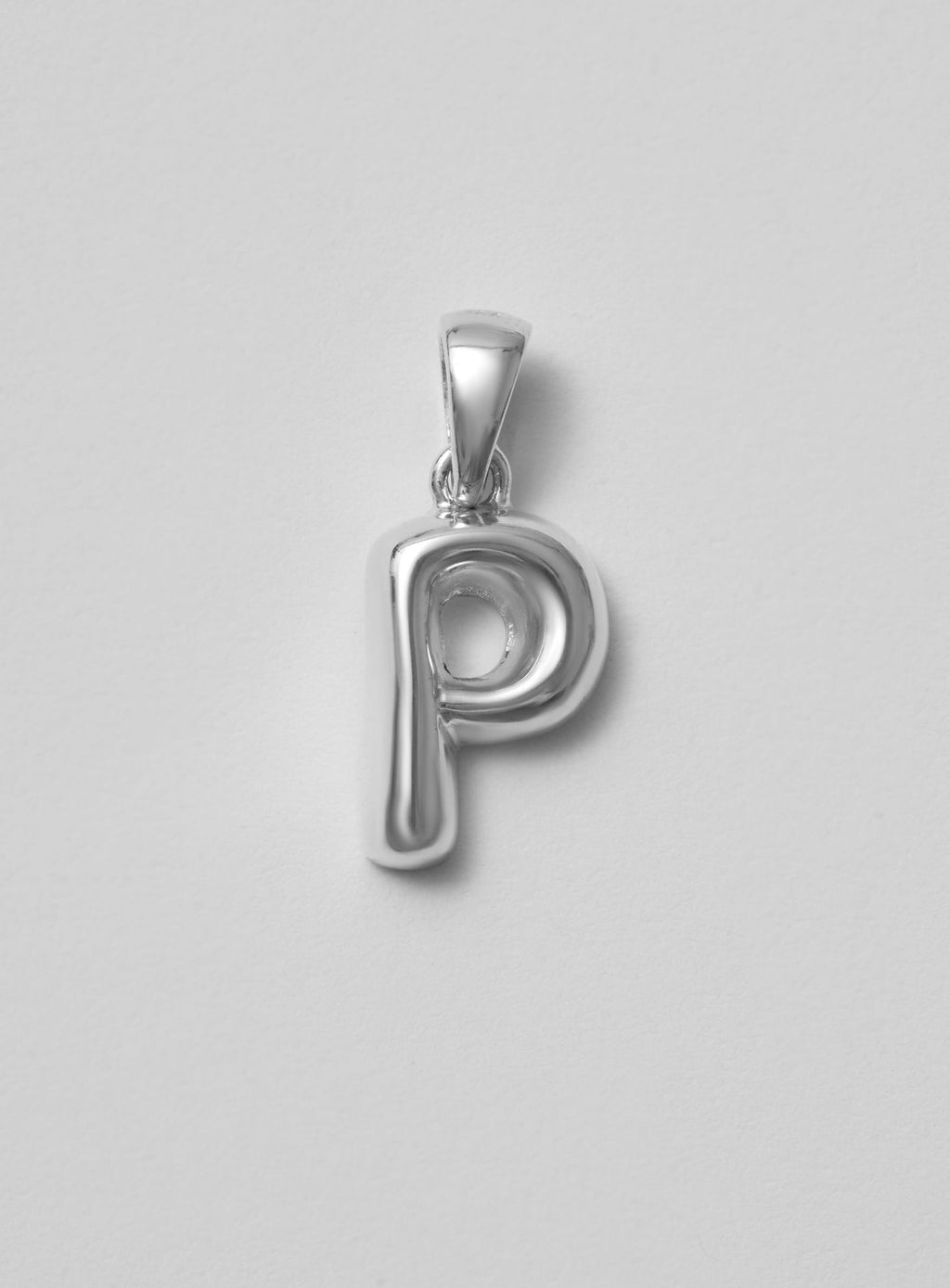 Helium Letter Silver Pendant