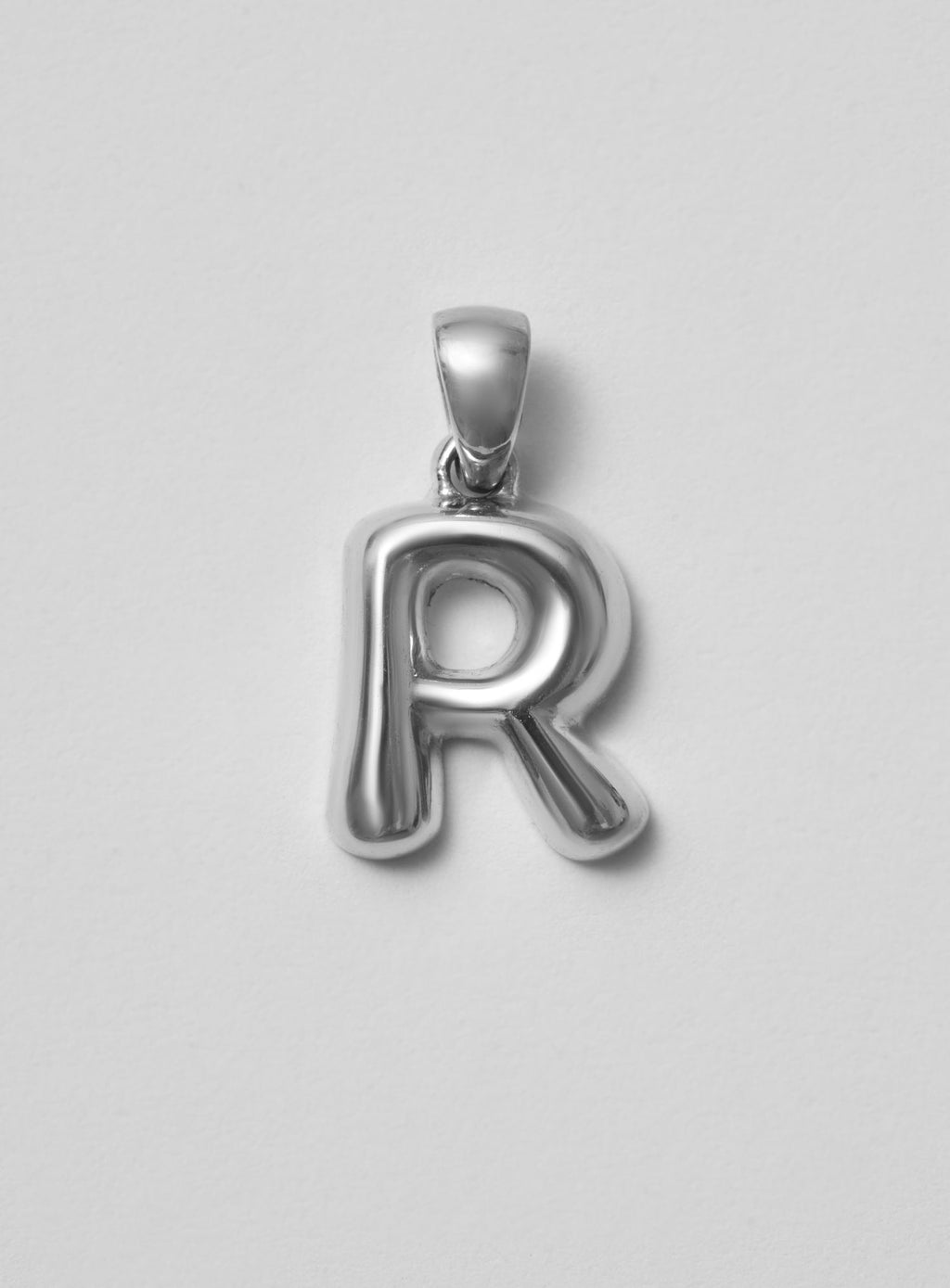 Helium Letter Silver Pendant