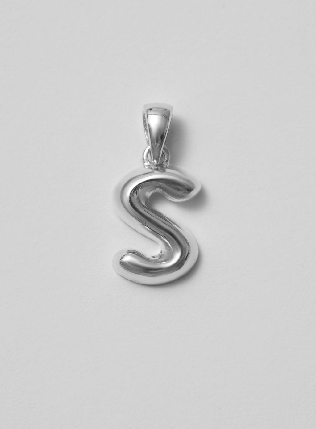 Helium Letter Silver Pendant