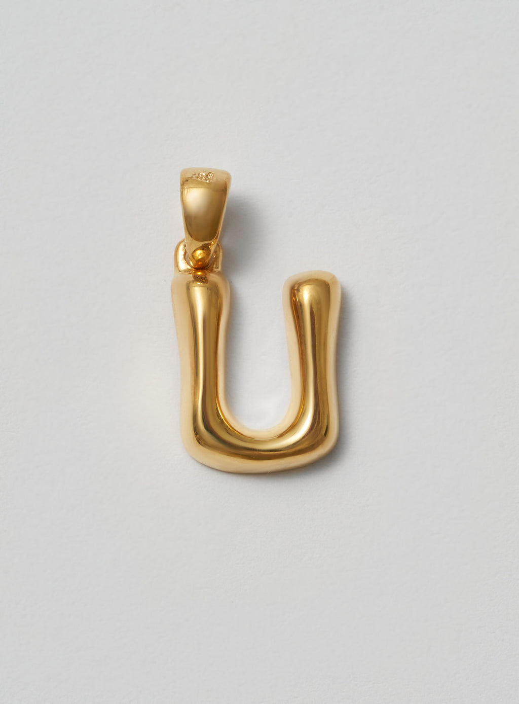 Helium Letter Gold Plated Pendant