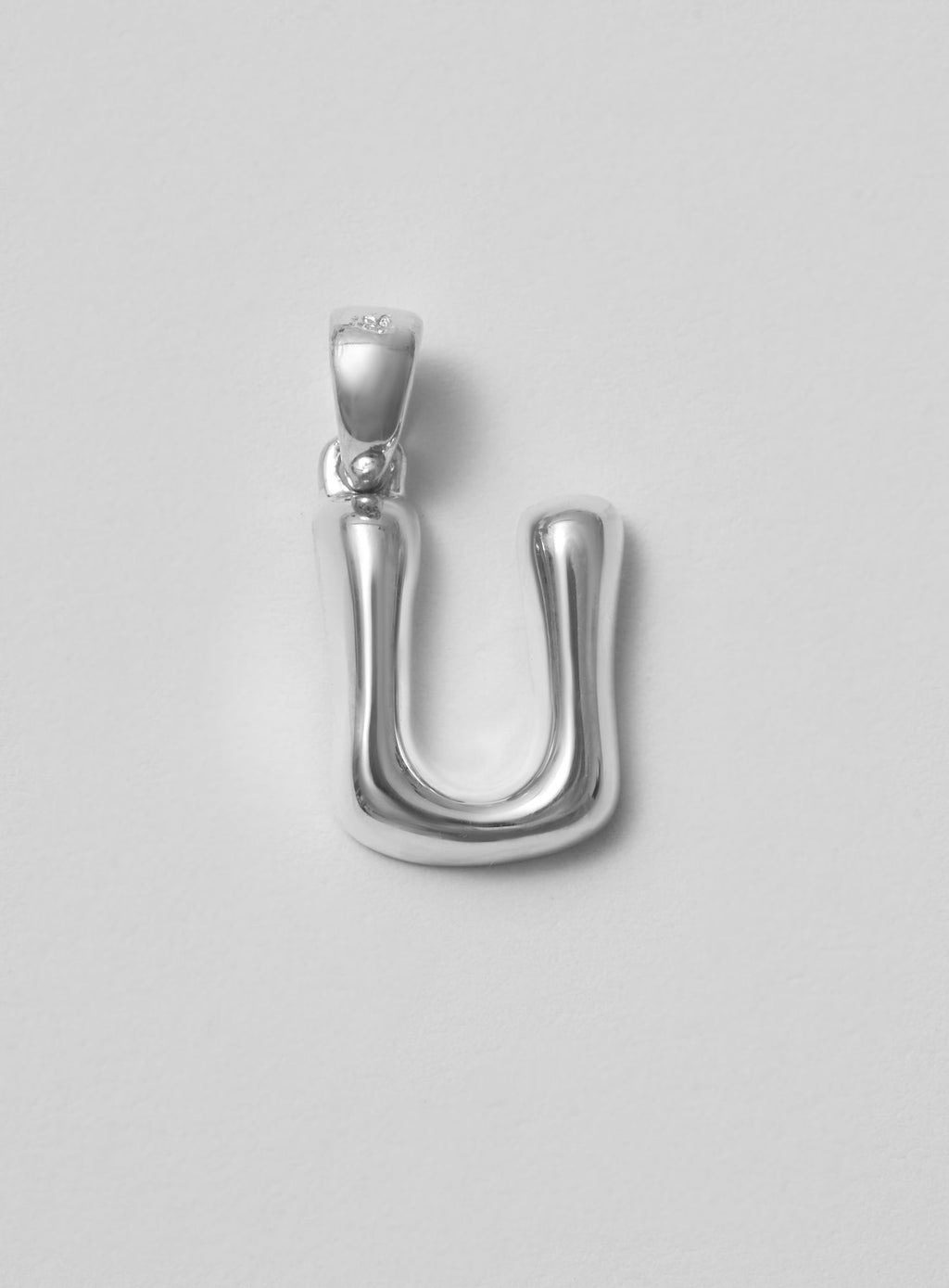 Helium Letter Silver Pendant
